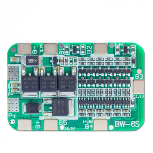 Carte de protection de batterie au lithium 18650 à 6 cordes 22/24 V SH28901456-05