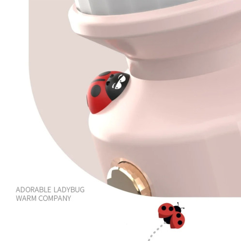 Veilleuse de chevet LED tripolaire à intensité variable, lumière ambiante décorative de Camping (rose) SH501B873-012
