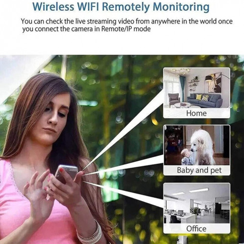 Mini caméra de surveillance 1080P à distance Smart WIFI Home HD de 2 millions de pixels, spécifications: X5 + 128G SH58041806-015