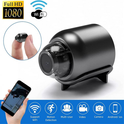 Mini caméra de surveillance 1080P à distance Smart WIFI Home HD de 2 millions de pixels, spécifications: X5 + 128G SH58041806-015