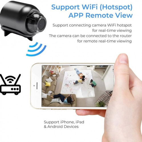 Mini caméra de surveillance 1080P à distance Smart WIFI Home HD de 2 millions de pixels, spécifications: X5 + 128G SH58041806-015