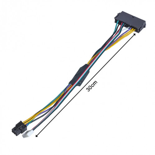 Câble d'alimentation pour carte mère HP Z230 Z220 SFF 24P à 6P ATX PSU (30cm) SH701A21-06