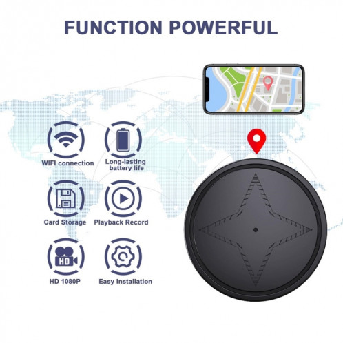 Localisateur magnétique puissant GPS sans fil 2G pour animaux de compagnie, personnes âgées et enfants SH3089978-010