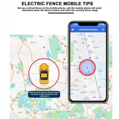 Localisateur magnétique puissant GPS sans fil 2G pour animaux de compagnie, personnes âgées et enfants SH3089978-010