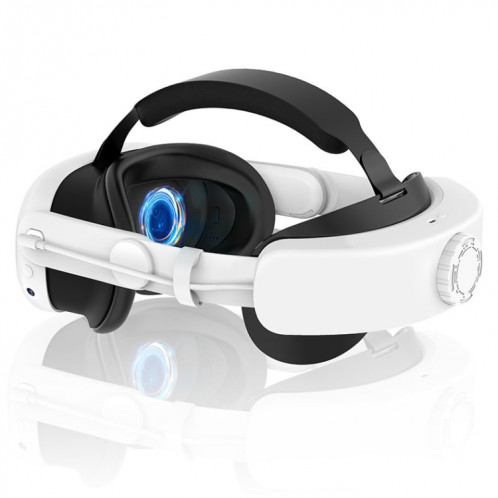 Pour Meta Quest 3, bandeau rechargeable, serre-tête réglable, batterie intégrée de 6000 mAh (blanc) SH001A851-07