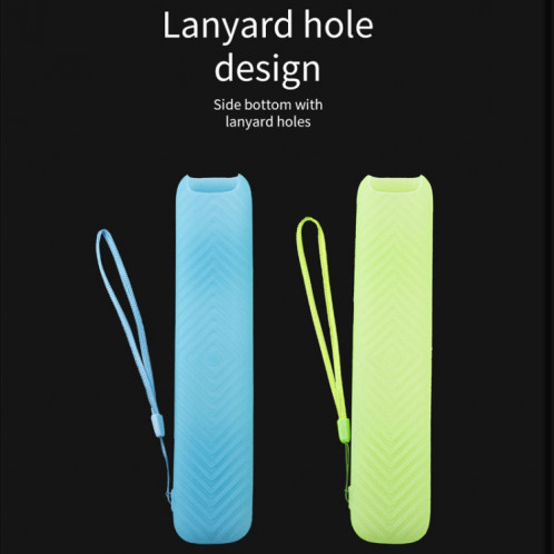 20,9 x 4,3 x 1,7 cm pour étui de protection pour télécommande TCL RC902V FMR1/FAR2/FMR4 housses universelles antichoc en silicone (vert lumineux) SH701B922-012