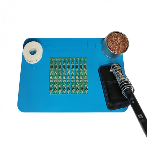 Banc de réparation d'ordinateur et de téléphone 30x20cm, tapis de Table de soudage en Silicone résistant aux hautes températures SH5601578-05