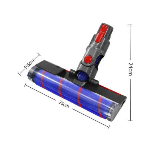 Tête de brosse de sol pour aspirateur avec lumière verte, pour Dyson V7 V8 V10 V11 SH8903919-07