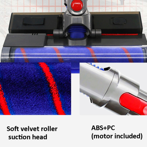 Tête de brosse d'aspirateur avec lumière verte, pour Dyson V10 Slim V12 Slim + réservoir d'eau SH8904744-08