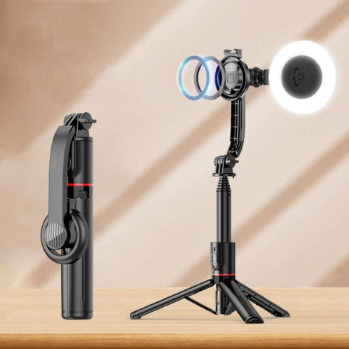 L20 – bâton de Selfie magnétique Bluetooth, support de téléphone, trépied de bureau sans lumière de remplissage SH07011856-013