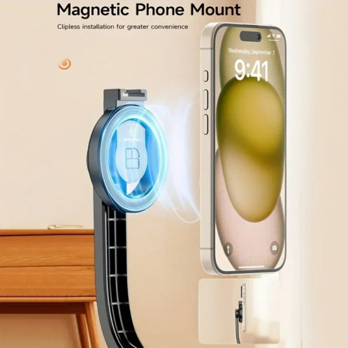 L20 – bâton de Selfie magnétique Bluetooth, support de téléphone, trépied de bureau sans lumière de remplissage SH07011856-013