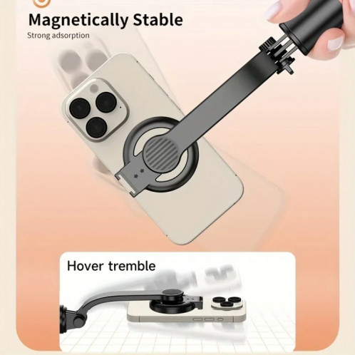 L20 – bâton de Selfie magnétique Bluetooth, support de téléphone, trépied de bureau sans lumière de remplissage SH07011856-013