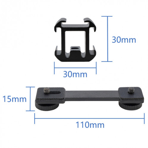 Accessoires multifonctionnels de support de lumière Flash de Base de chaussure chauffante en aluminium (support de 3 bottes chaudes) SH401A1822-09