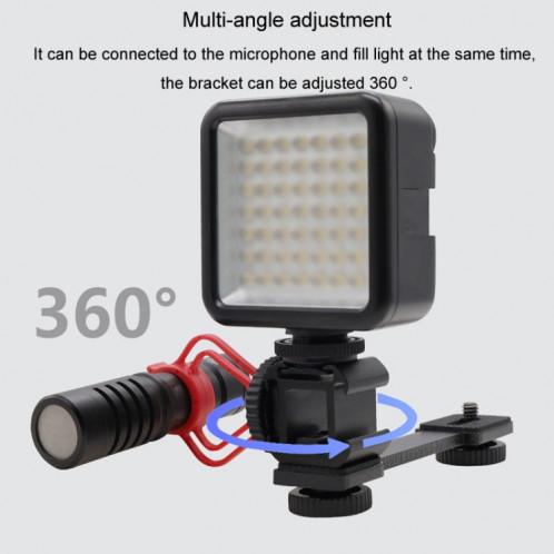 Accessoires multifonctionnels de support de lumière Flash de Base de chaussure chauffante en aluminium (support de 3 bottes chaudes) SH401A1822-09