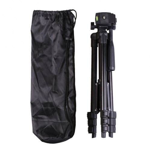 Support d'atterrissage rétractable pour appareil photo reflex numérique en aluminium portable, trépied en direct pour photographie, spécifications: trépied de 130 cm + clip + sac SH45031710-07