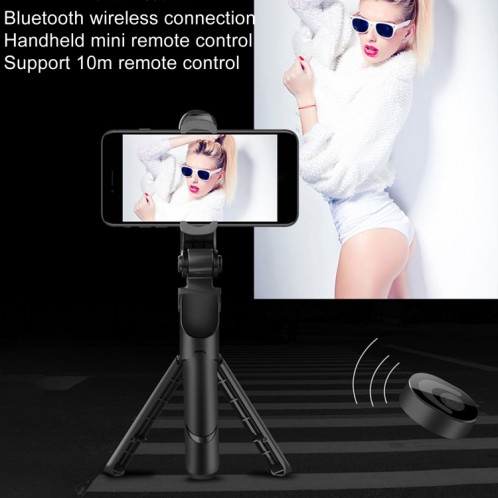 Trépied de téléphone portable XT09 Live, support de perche à selfie Bluetooth (noir) SH601A13-014