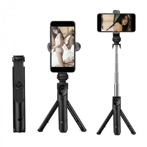 XT09 Live téléphone portable trépied Selfie bâton support Bluetooth Selfie bâton (rose) SH601C1235-014