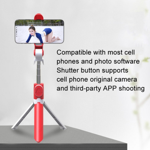Trépied de téléphone portable XT09 Live, support de perche à selfie Bluetooth (noir) SH601A13-014