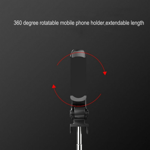 Trépied de téléphone portable XT09 Live, support de perche à selfie Bluetooth (noir) SH601A13-014
