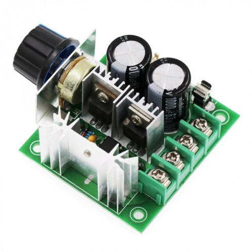 Contrôleur de vitesse de moteur à courant continu 12V-40V 10A, commutateur de vitesse en continu PWM, style: avec support SH11021408-07