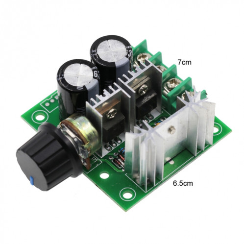 Contrôleur de vitesse de moteur à courant continu 12V-40V 10A, commutateur de vitesse en continu PWM, style: avec support SH11021408-07