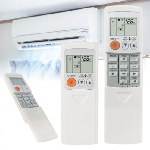 Pièces de rechange pour télécommande de climatiseur Mitsubishi KD06ES (blanc) SH701A122-06
