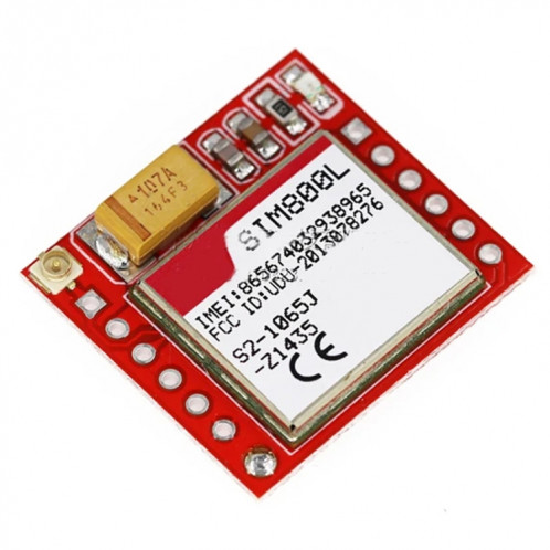 Carte adaptateur SIM800L GPRS, Module GSM, carte Micro SIM, carte centrale, Mod GSM (avec antenne) SH901B201-06