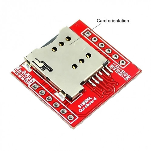 Carte adaptateur SIM800L GPRS, Module GSM, carte Micro SIM, carte centrale, Mod GSM (avec antenne) SH901B201-06