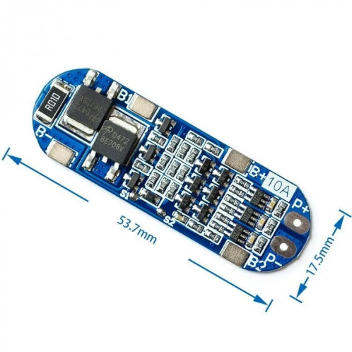 Carte de protection de charge de batterie Li-Ion 3S 10A 11.1V 12V 12.6V SH4000968-05