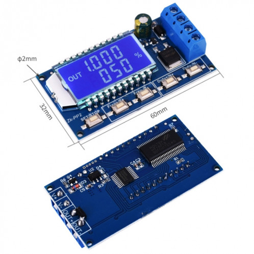 Module de contrôleur PWM Générateur d'impulsions de signal LED (ZK-PP2) SH601A1547-04