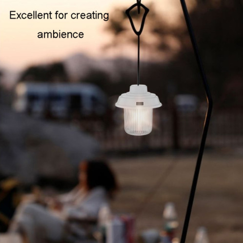 Lampe de camping extérieure à LED auvent lampe suspendue lumières de tente de camping portables, style: modèle de batterie noir SH0306331-09