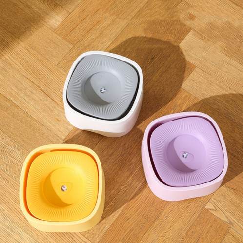Bol flottant pour animaux de compagnie, sans bouche mouillée, pour chats et chiens, fontaine à boire flottante (blanc) SH701A1982-011