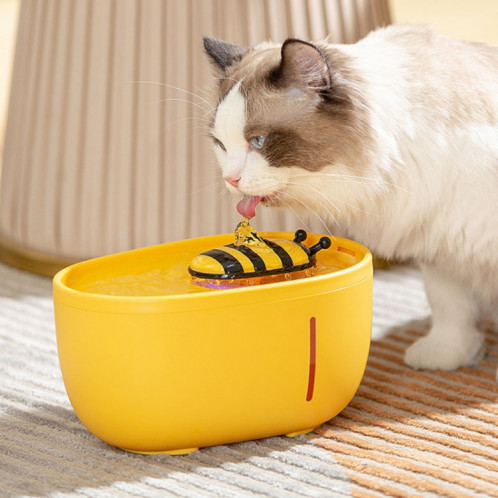 Distributeur d'eau pour animaux de compagnie 2L Bee, sèche-eau filtrée à circulation intelligente pour chats, modèle: prise directe USB SH12011132-010