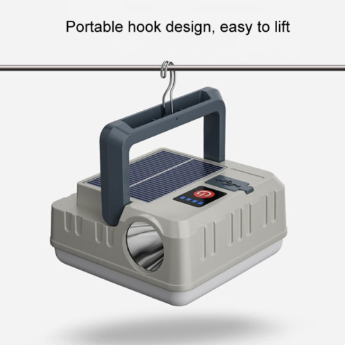 Lampe de Camping suspendue à charge d'énergie solaire, lampe multifonctionnelle pour tente, éclairage d'urgence en cas de panne de courant SH4142462-013