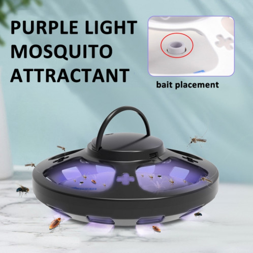 Piège à moustiques et mouches à puces, maison à cafards avec lumière chaude et violette (noir) SH101B932-010