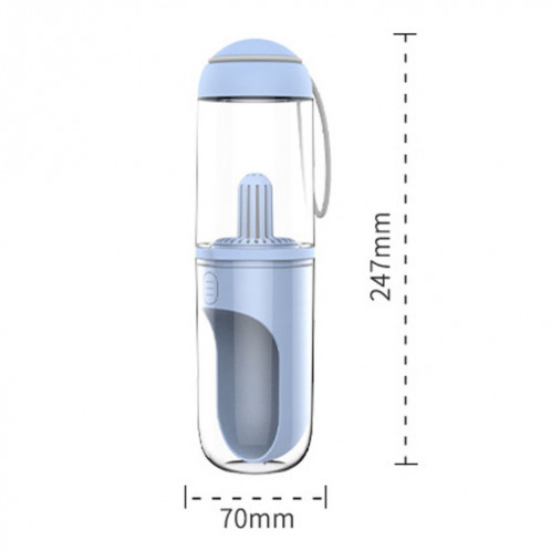 Tasse de voyage en plein air pour animaux de compagnie, bouteille d'eau de voyage Portable en plein air (bleu) SH401B690-010