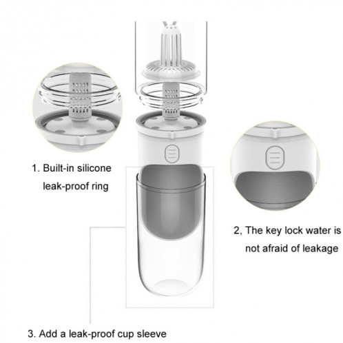 Tasse de voyage en plein air pour animaux de compagnie, bouteille d'eau de voyage Portable en plein air (bleu) SH401B690-010