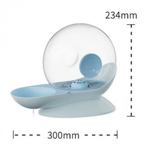 Distributeur d'eau filtrée à circulation automatique de fontaine d'eau pour animaux de compagnie d'escargot de 2,8 L (jaune) SH101A924-010