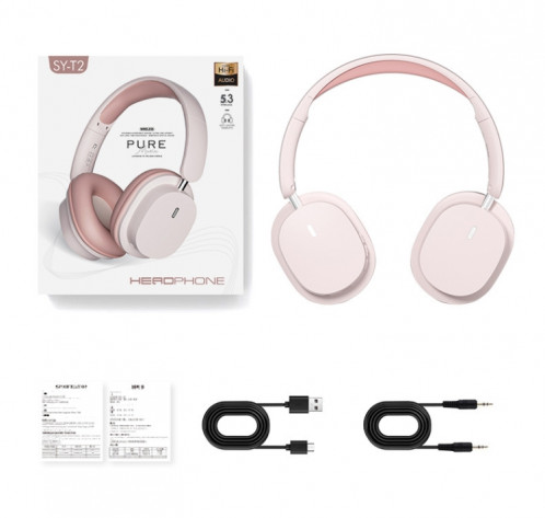 SOYTO SY-T2 Casque Bluetooth à réduction de bruit Casque de jeu sans fil (Noir) SS901B402-016