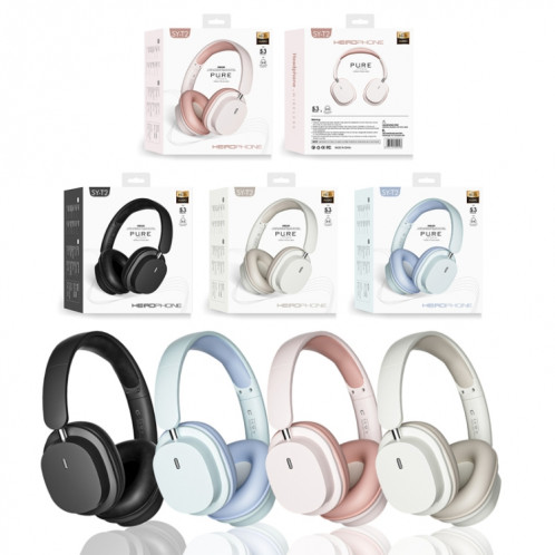 SOYTO SY-T2 Casque Bluetooth à réduction de bruit Casque de jeu sans fil (rose) SS901C865-016