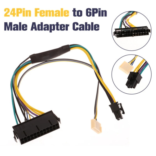 Câble adaptateur pour HP Elite 8100 8200 8300 ATX 24 broches vers 6P SH43511274-07