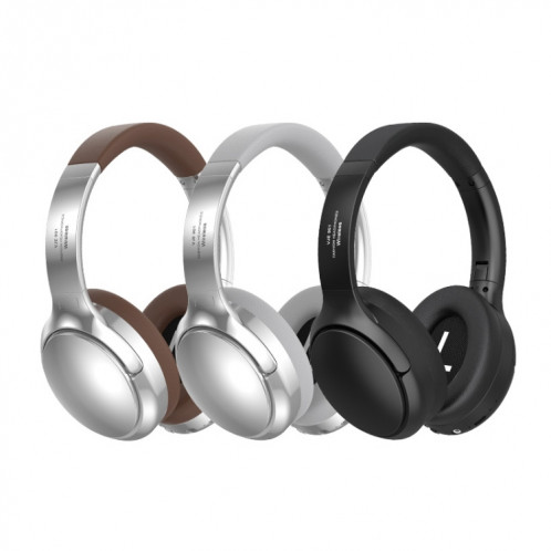 SOYTO VJE901 Casque Bluetooth rétro Bandeau en métal Casque de sport sans fil (marron argenté) SS401A1681-09