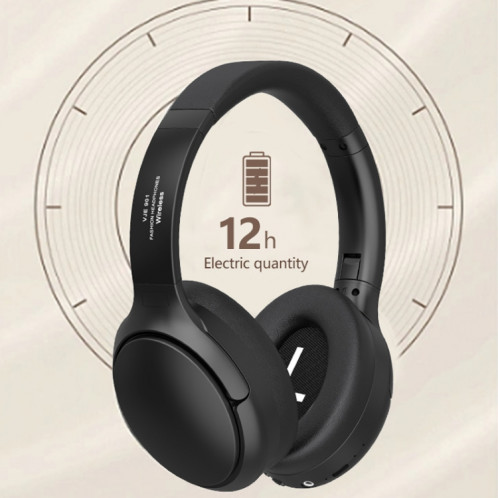 SOYTO VJE901 Casque Bluetooth rétro Bandeau en métal Casque de sport sans fil (marron argenté) SS401A1681-09