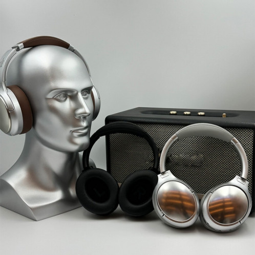 SOYTO VJE901 Casque Bluetooth rétro Bandeau en métal Casque de sport sans fil (marron argenté) SS401A1681-09
