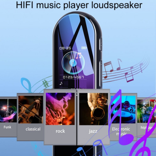 Q53 Enregistreur vocal avec minuterie de veille ultra longue Dispositif d'enregistrement à suppression de bruit HD, taille: 32 Go (noir) SH305A1644-011
