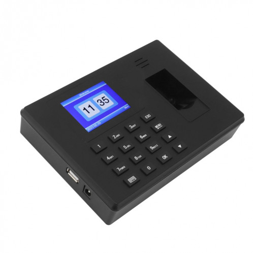 Machine intelligente de présence de génération de rapports de diffusion vocale de reconnaissance d'empreintes digitales, modèle: noire SH5304290-010