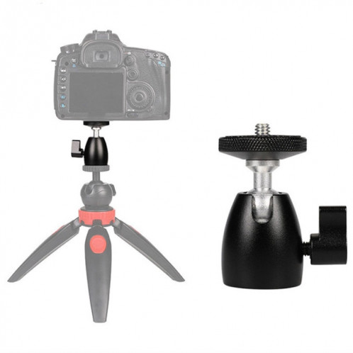 Trépied à boule rotative Q39 à 360 degrés, têtes de prise de vue pour projecteur, accessoires pour téléphone portable, têtes d'appareil photo DSLR (filetage 1/4) SH801A728-08