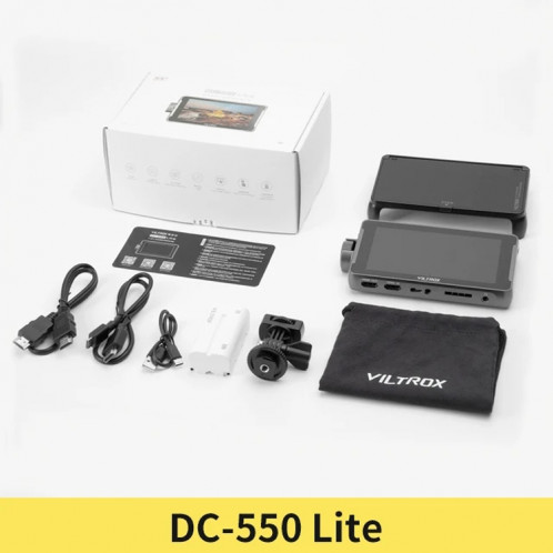 VILTROX DC550 Lite Moniteurs de studio avec caméra 5,5 pouces Moniteur de directeur 4K HDMI 3D LUT SV29011670-017
