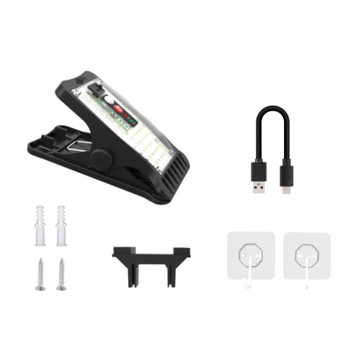 Lampe solaire extérieure à pince LED lampe de jardin de cour applique murale à induction humaine lumière de secours, style: chargement USB SH54031852-08