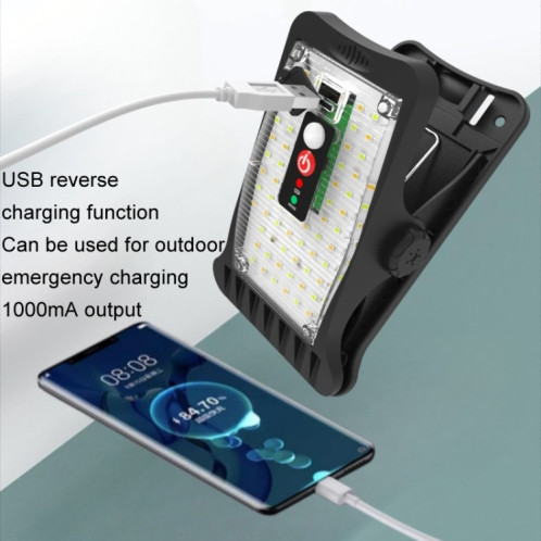 Lampe solaire extérieure à pince LED lampe de jardin de cour applique murale à induction humaine lumière de secours, style: chargement USB SH54031852-08